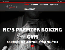 Tablet Screenshot of dymeboxing.com